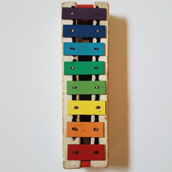 Vintage Fisher Price Pull a Tune Toy Piano - Picture 2 of 5